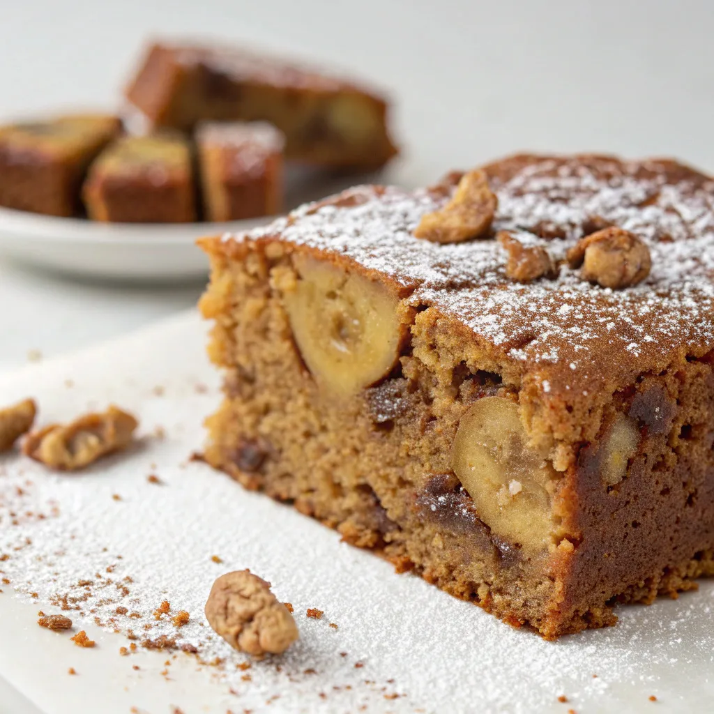 Flourless Gingerbread Banana Cake