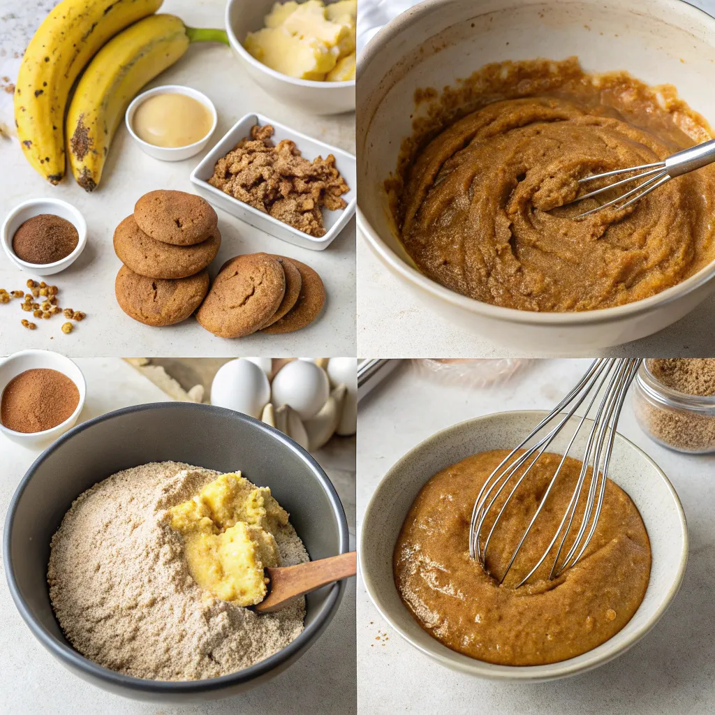 Flourless Gingerbread Banana Cake