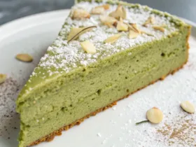 Flourless Matcha Coconut Cake