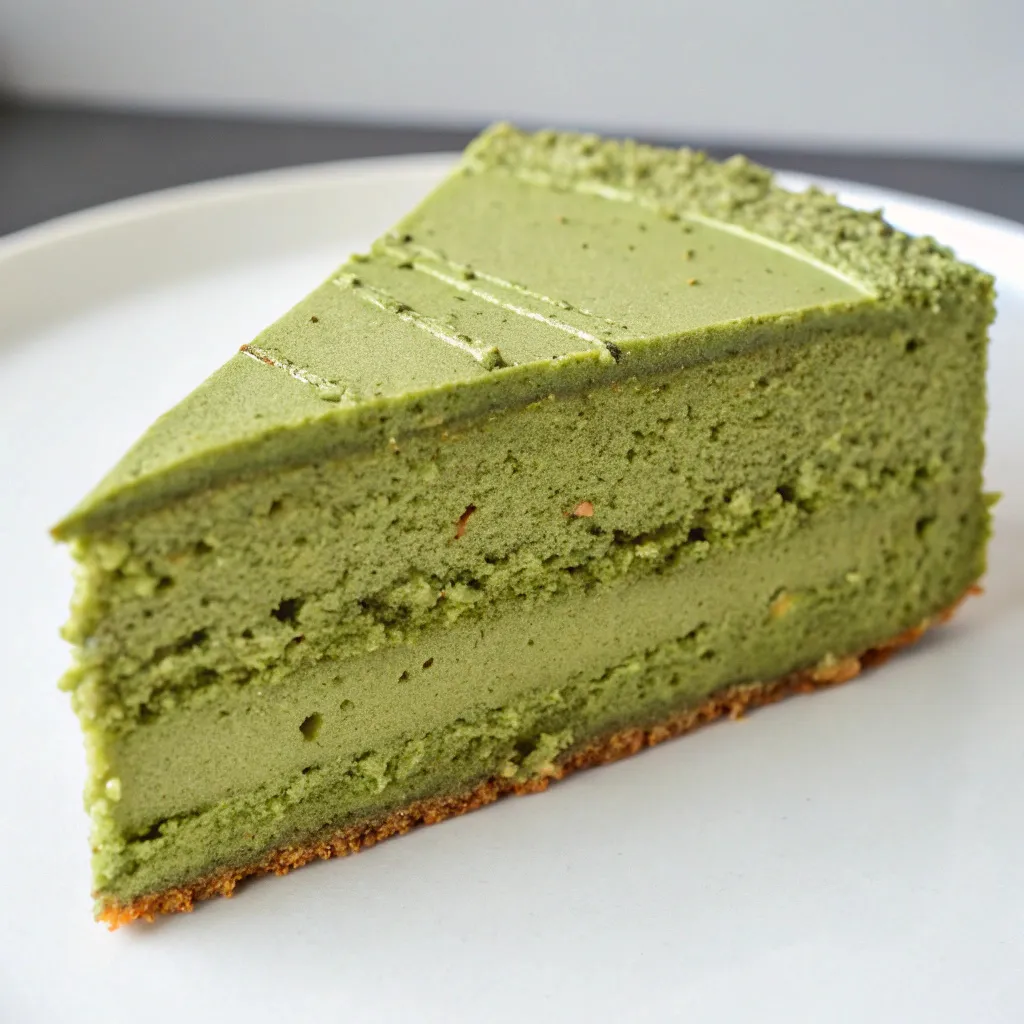Flourless Matcha Coconut Cake