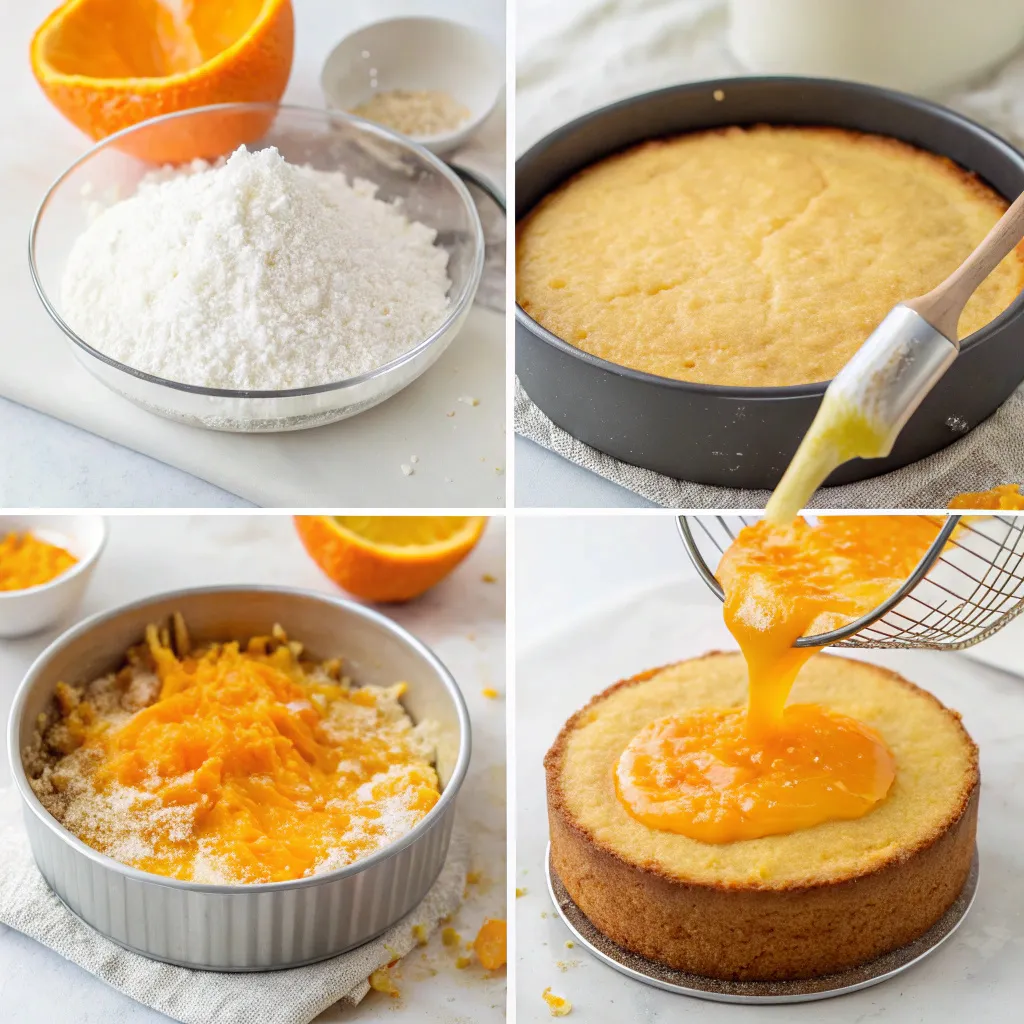 Flourless Orange Coconut Cake