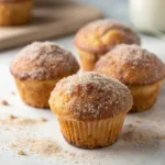 Fluffy Cinnamon Sugar Donut Muffins