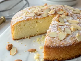 Fluffy Vanilla Almond Cake (No White Flour)