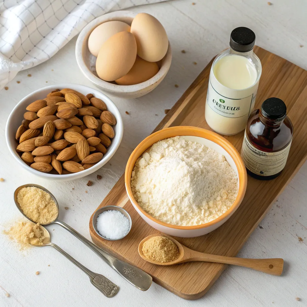 Fluffy Vanilla Almond Cake (No White Flour)