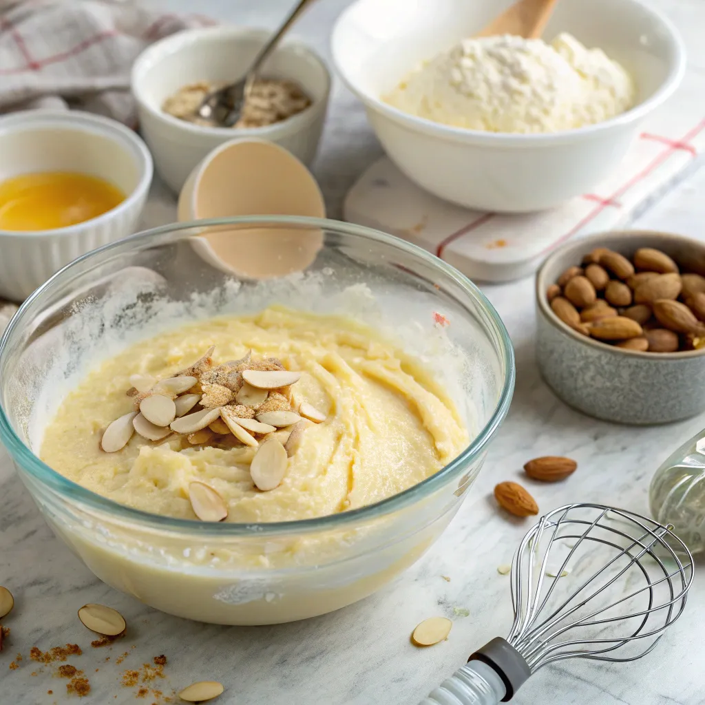 Fluffy Vanilla Almond Cake (No White Flour)