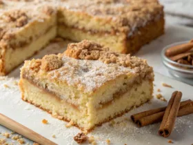 German Streusel Crumb Cake