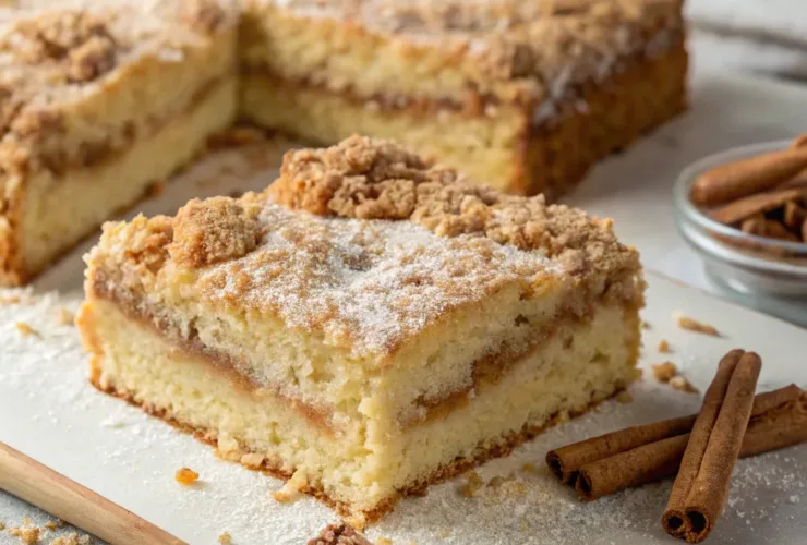 German Streusel Crumb Cake