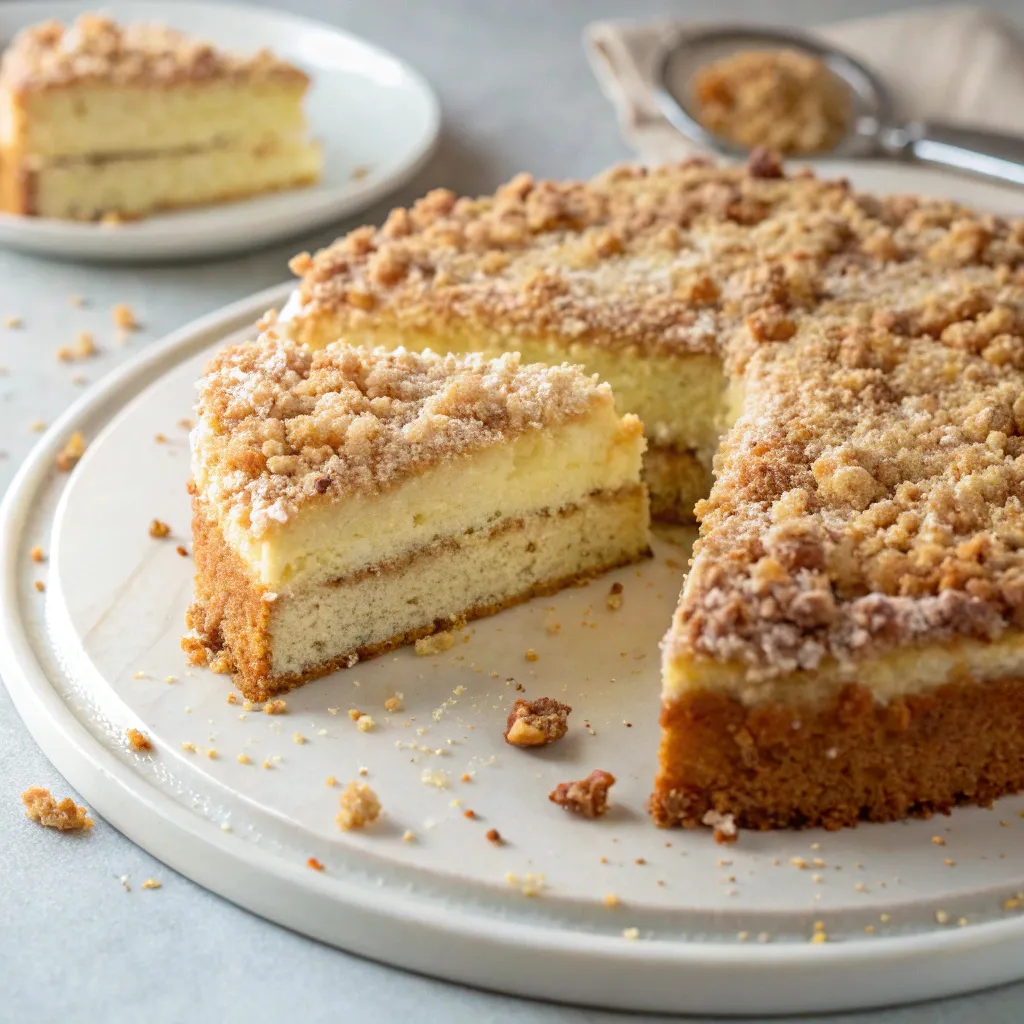 German Streusel Crumb Cake