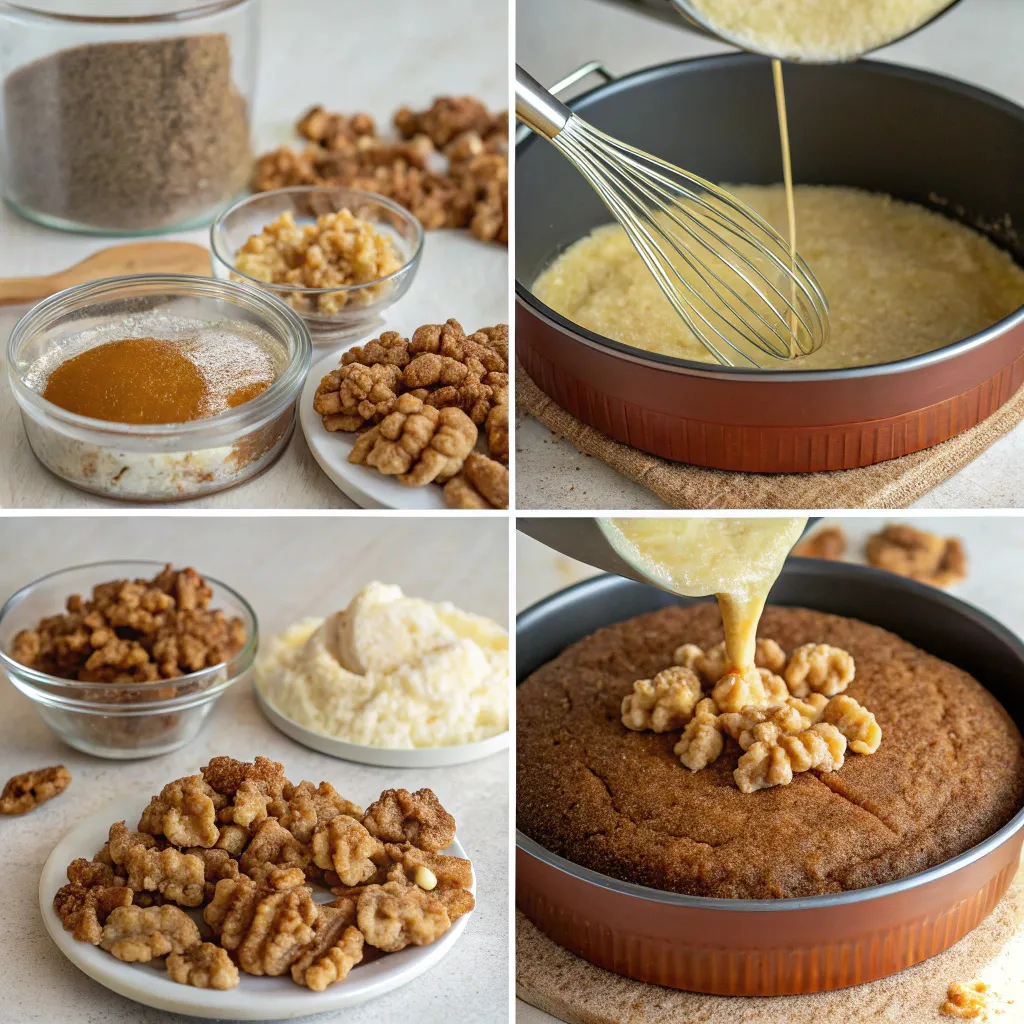 Ginger and Walnut Cake