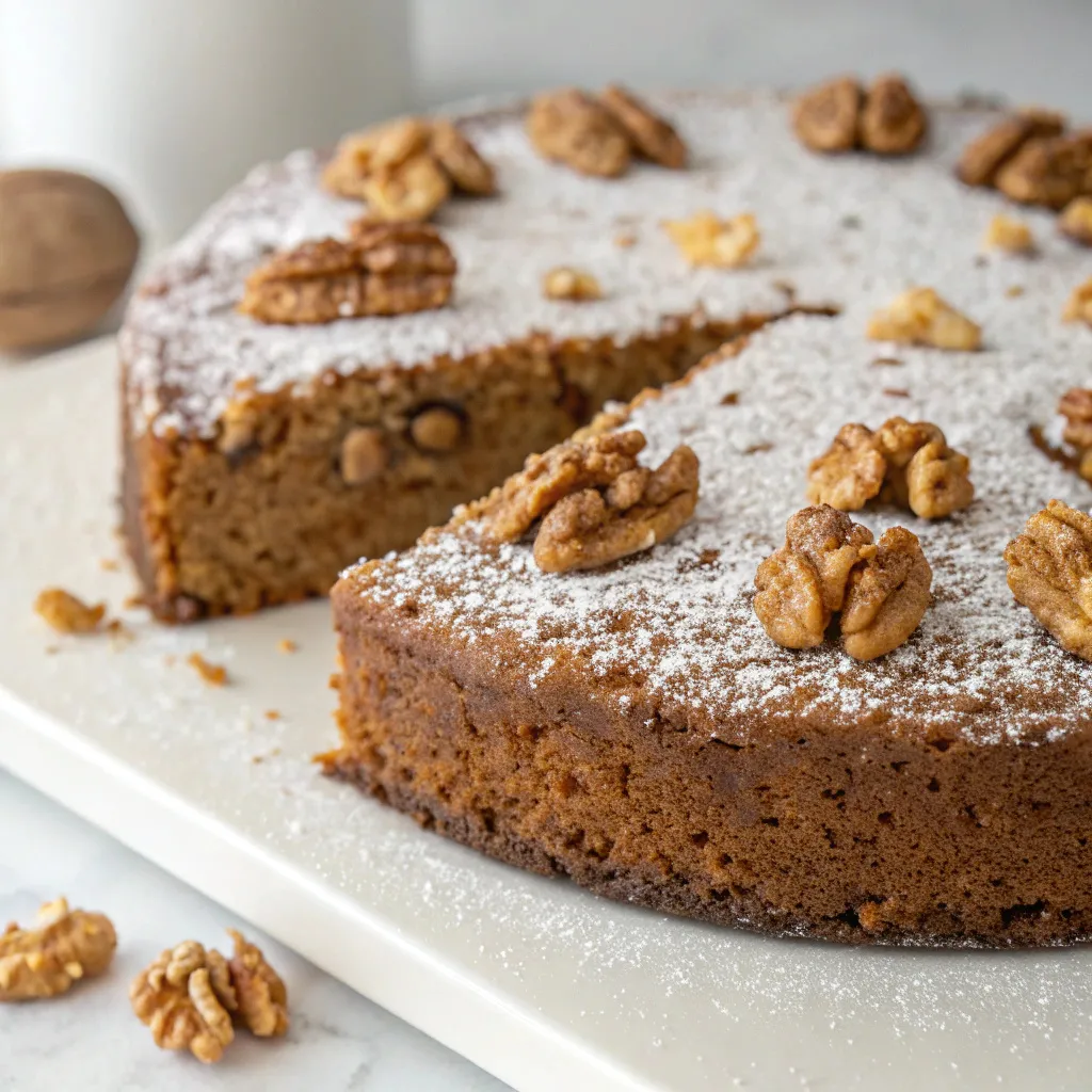 Greek Walnut Cake (No Flour)