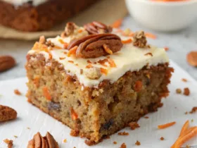 Ground Pecan Carrot Cake