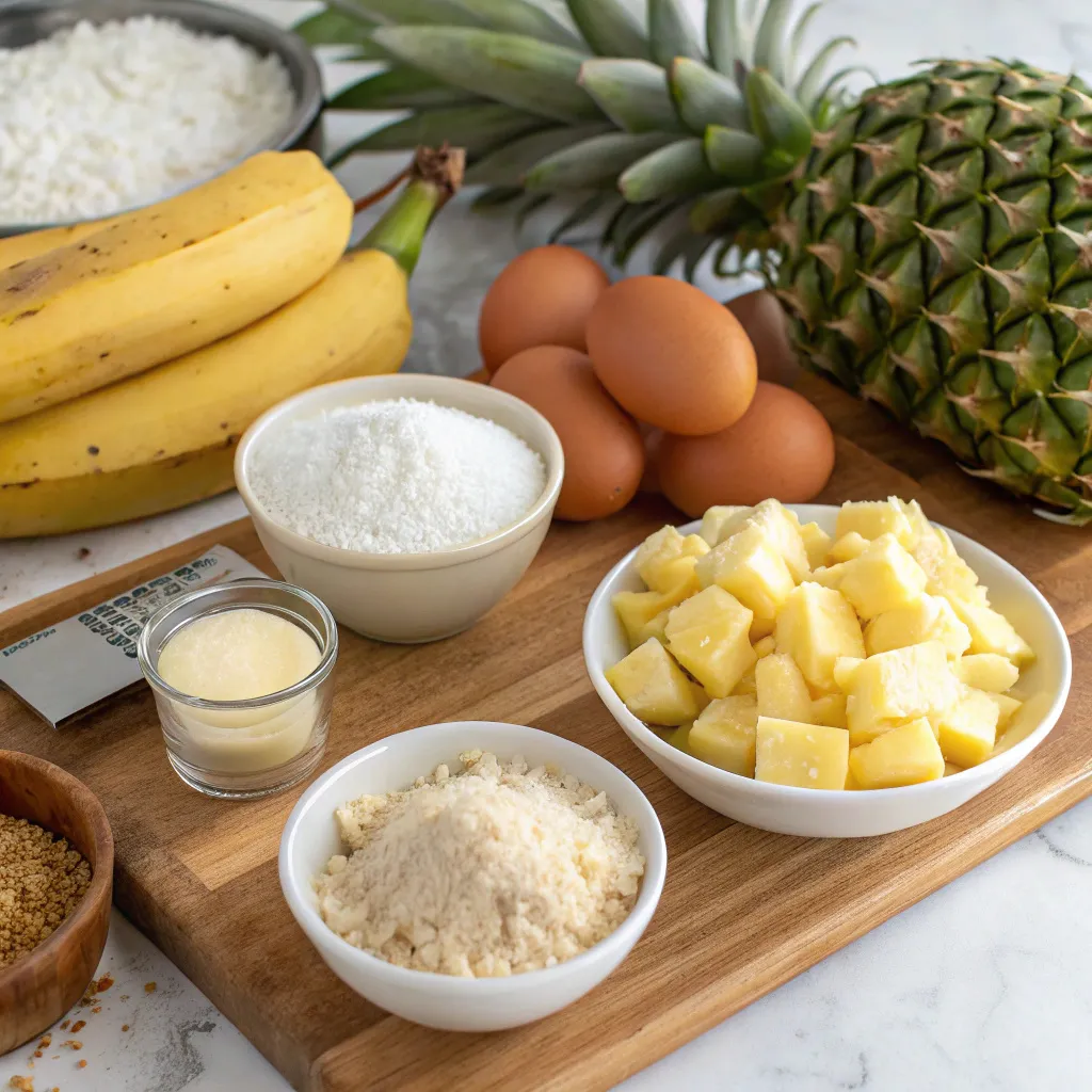 Hawaiian Banana Bread with Pineapple & Coconut Bliss