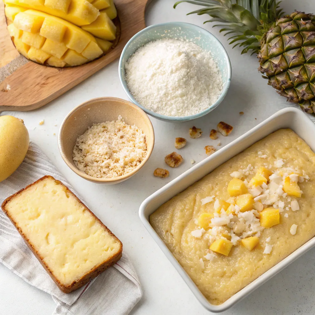 Hawaiian Banana Bread with Pineapple & Coconut Bliss