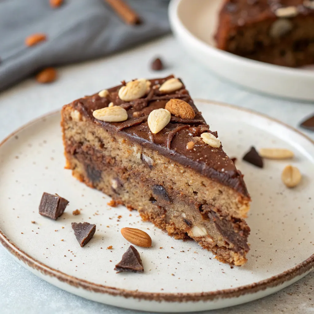 Healthy Almond and Chocolate Cake