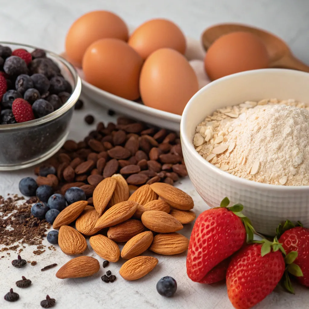 Healthy Almond and Chocolate Cake