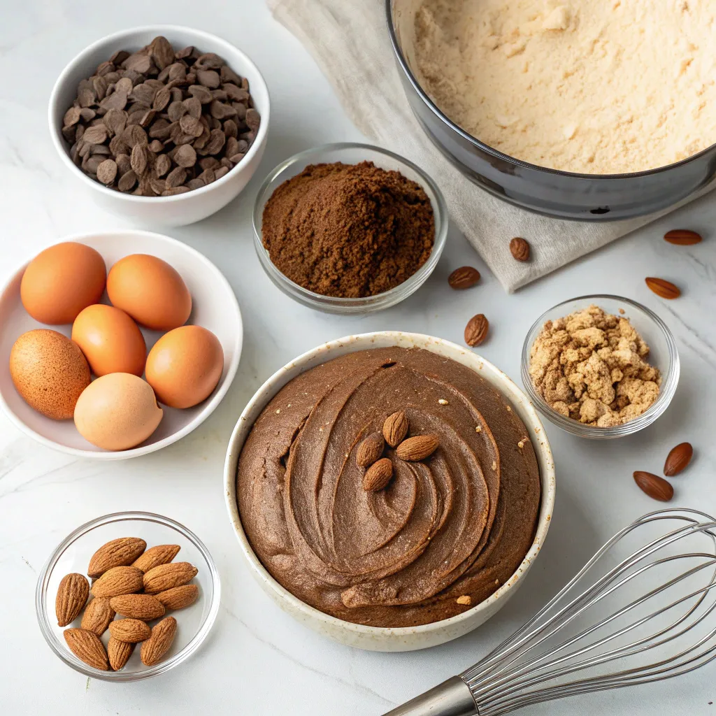 Healthy Almond and Chocolate Cake