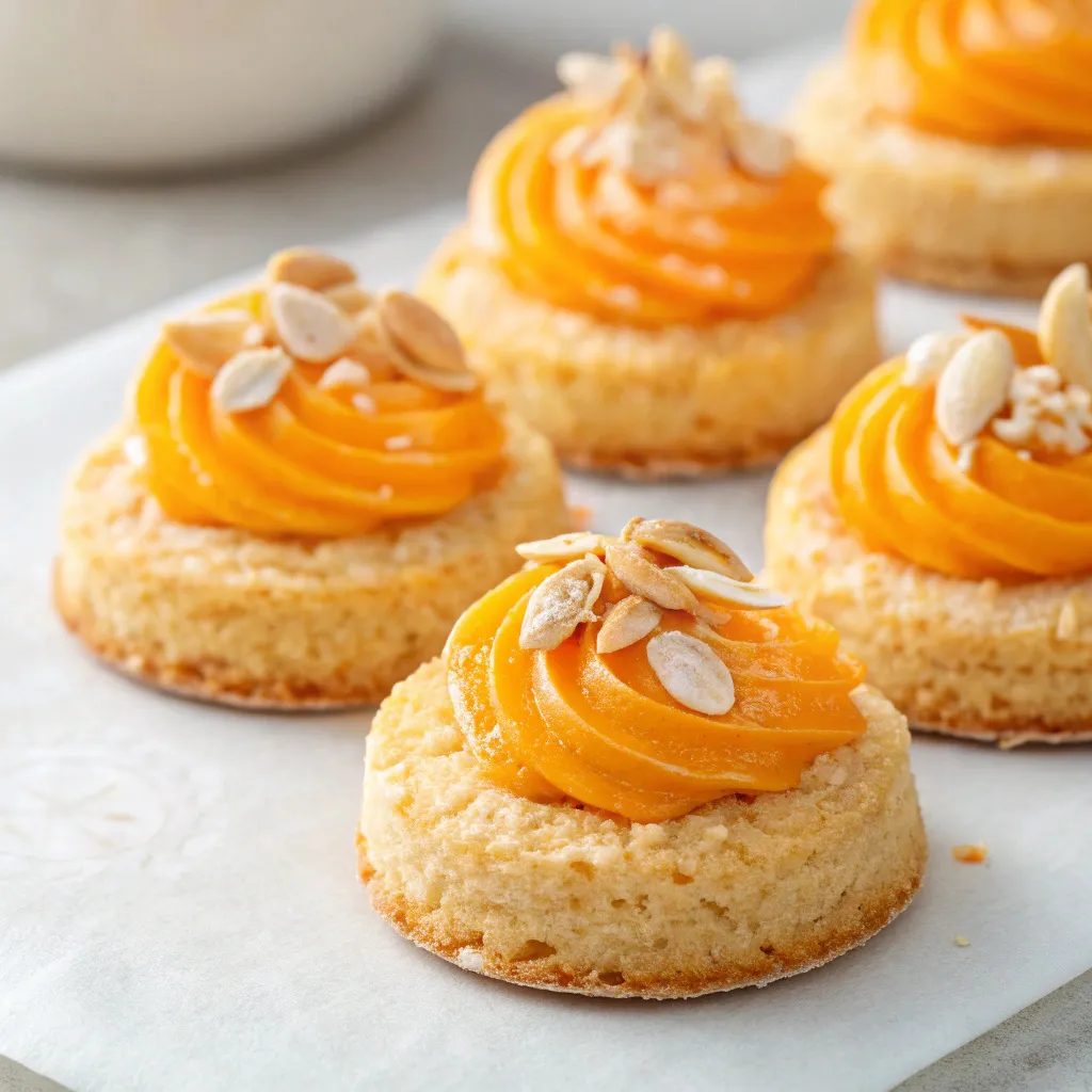 Italian Almond Biscuits with Orange Cream