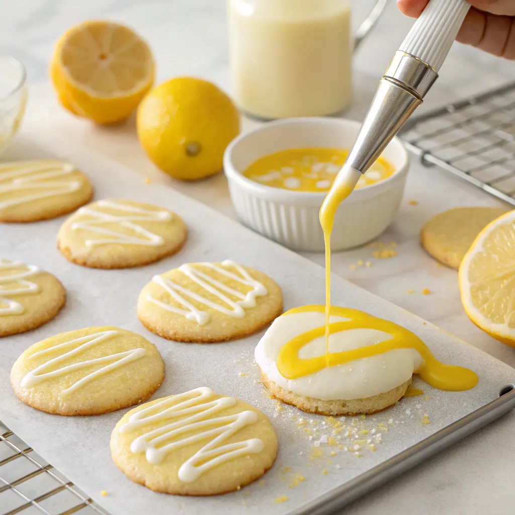 Lemon Cookies with Lemon Icing
