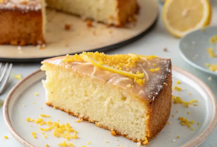 Lemon Yogurt Cake (No White Flour)