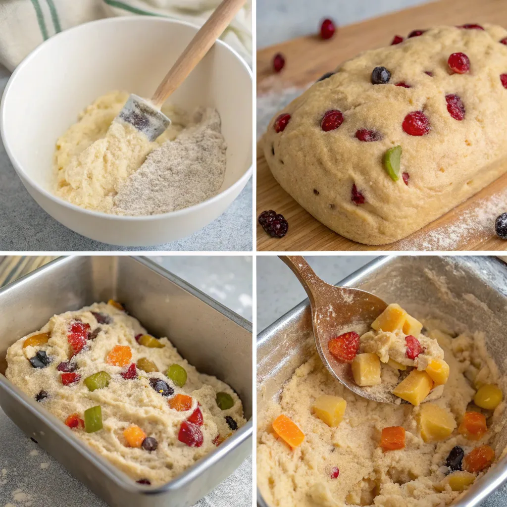 Light Fruit Cake Recipe