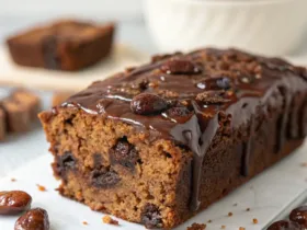 Mocha Date Loaf Cake
