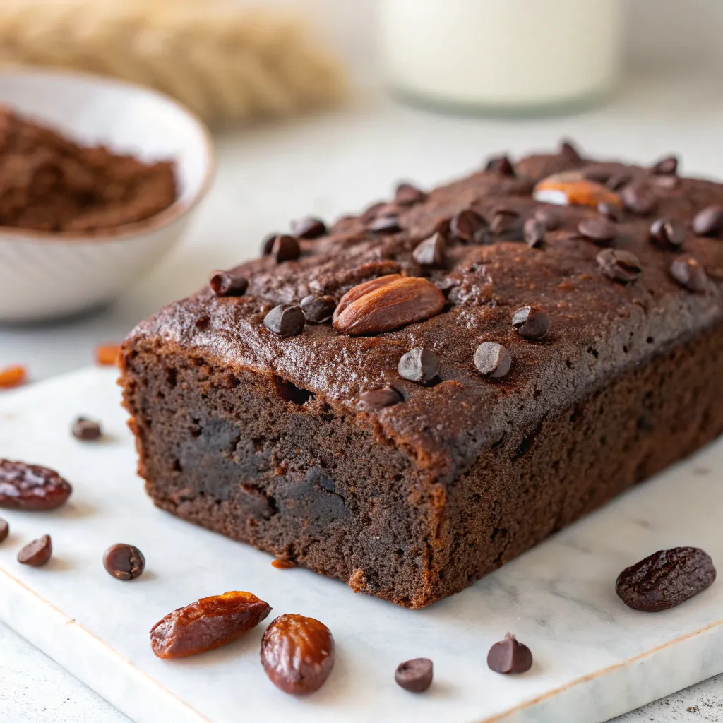 Mocha Date Loaf Cake