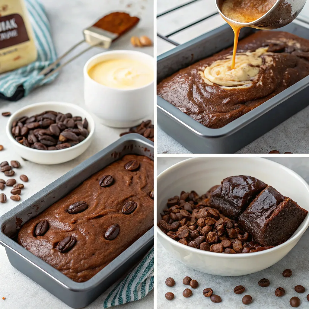 Mocha Date Loaf Cake