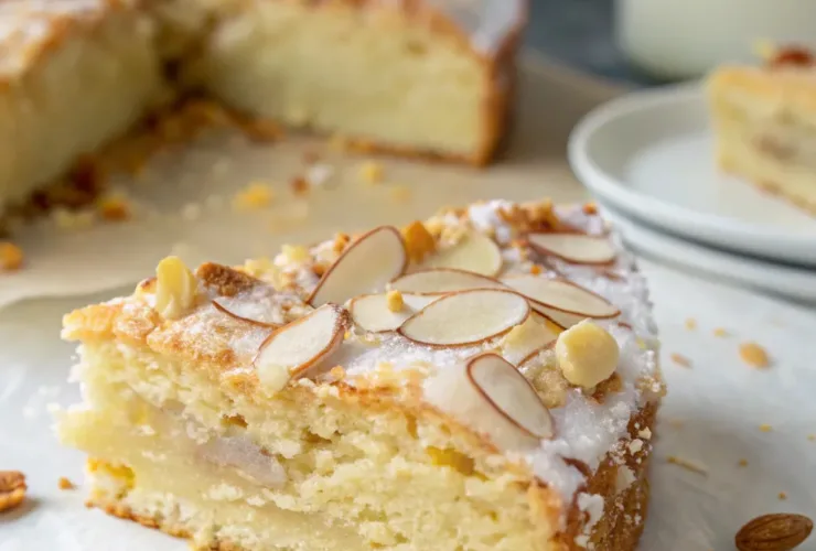 Moist Almond Ricotta Cake