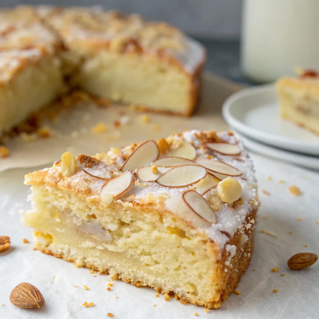 Moist Almond Ricotta Cake