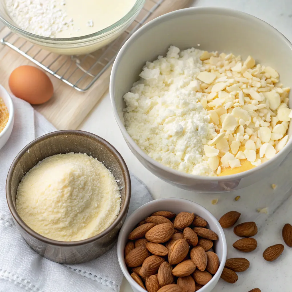 Moist Almond Ricotta Cake