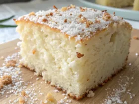 Moist Coconut Puff-Puff Cake