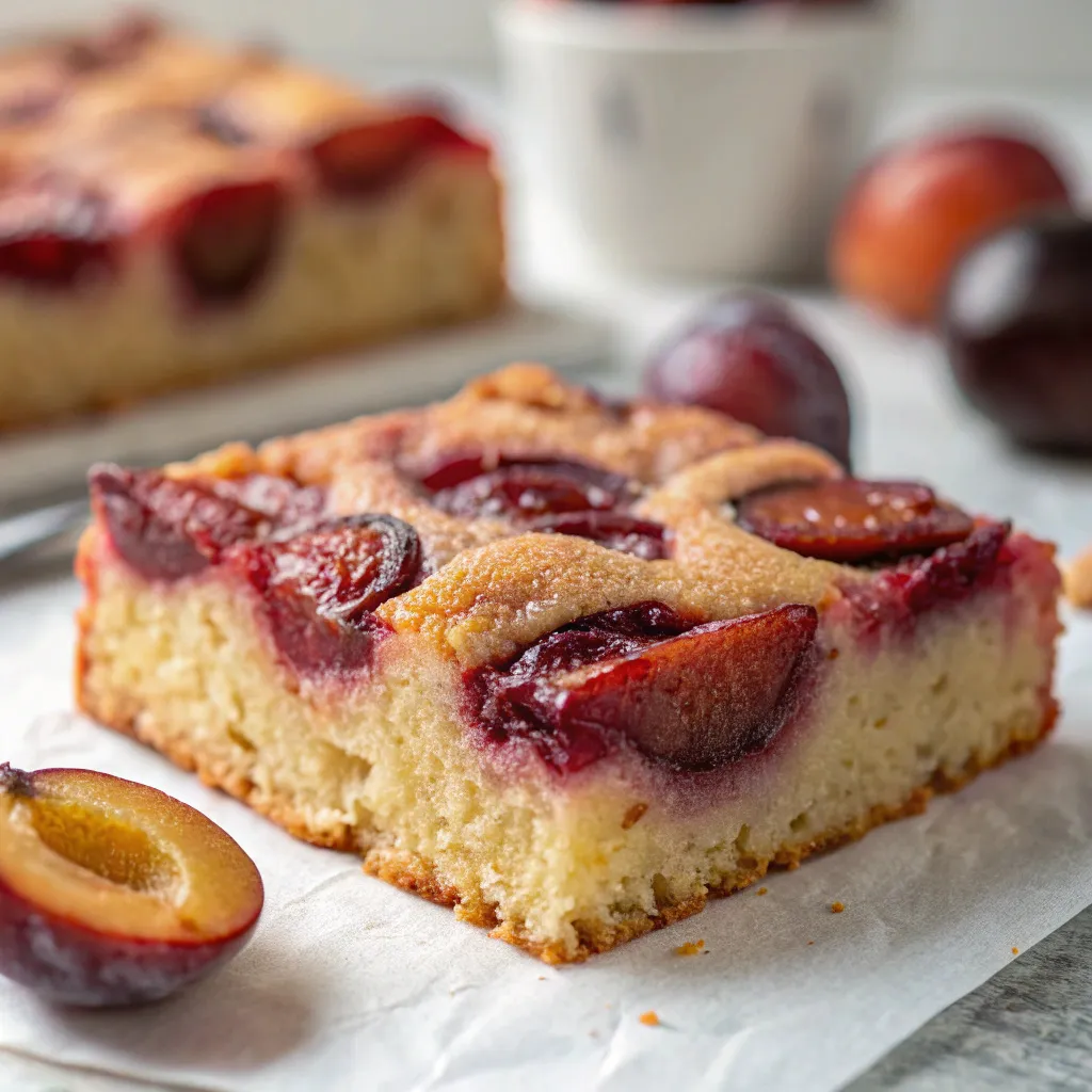 Moist Plum Cake