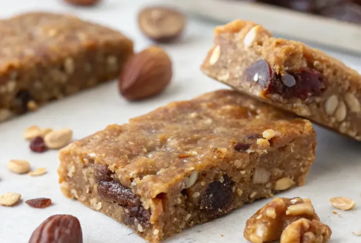 No-Bake Date Nut Energy Bars