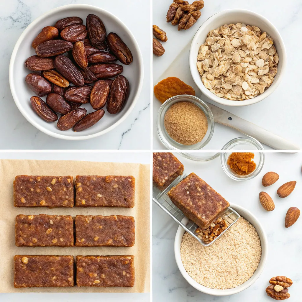 No-Bake Date Nut Energy Bars
