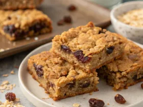 Oatmeal Raisin Cookie Bars