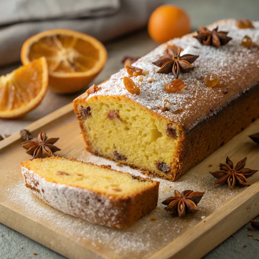 Orange & Clove Loaf Cake