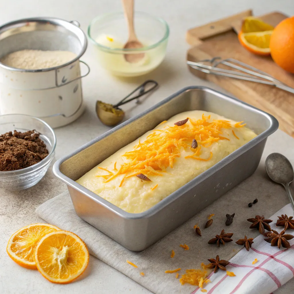 Orange & Clove Loaf Cake