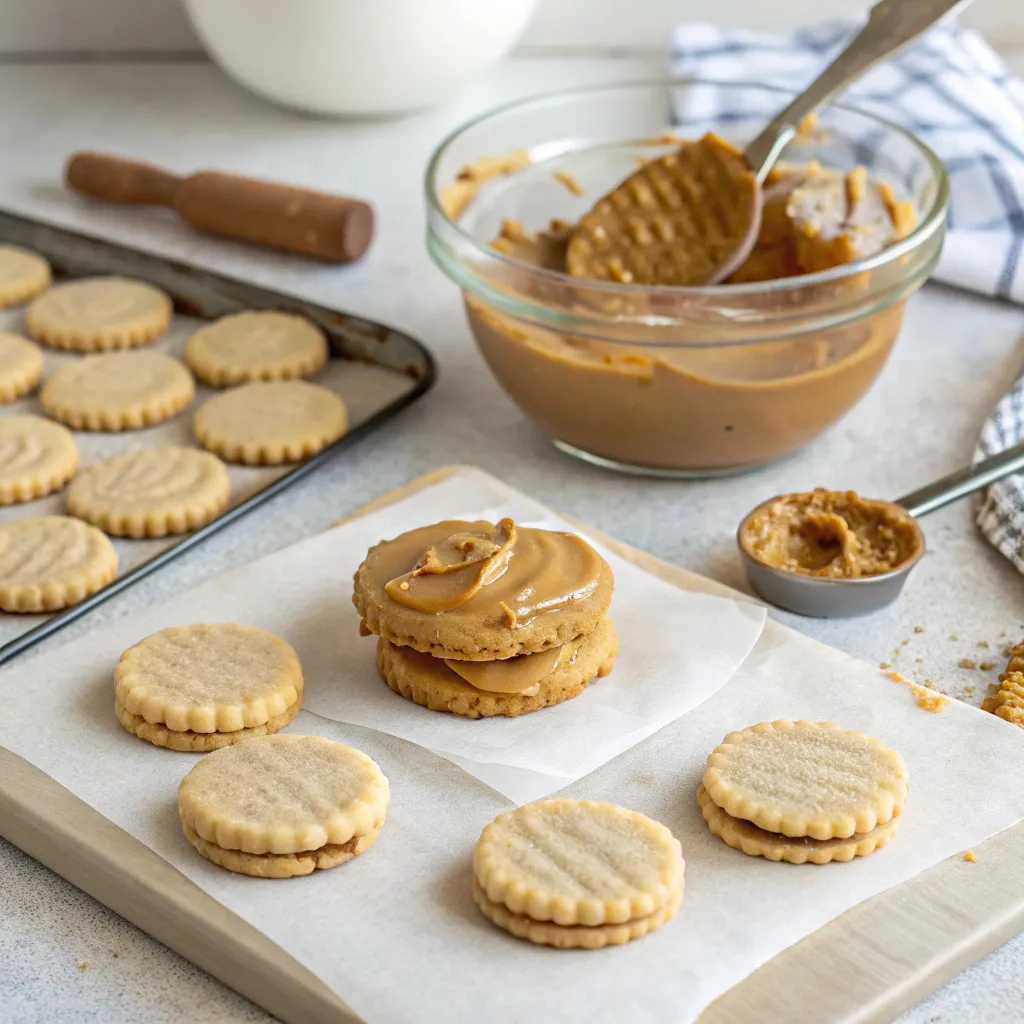 Peanut Butter Sandwich Cookies