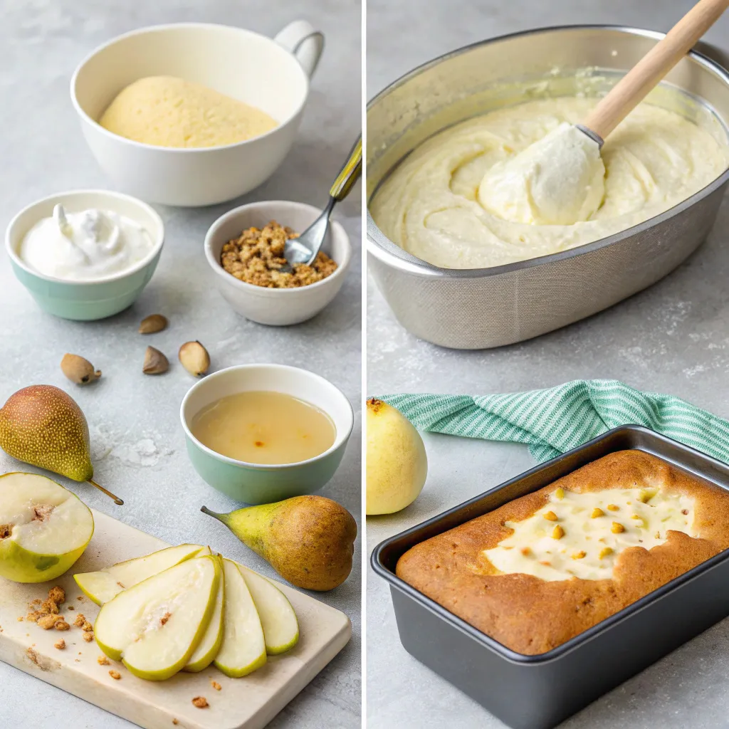 Pear Yogurt Cake