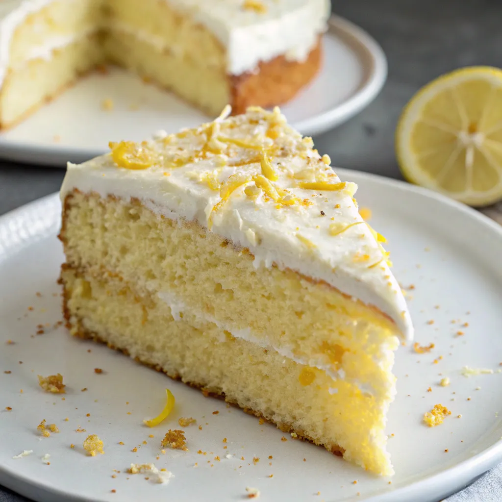 Protein-Packed Greek Yogurt Lemon Cake