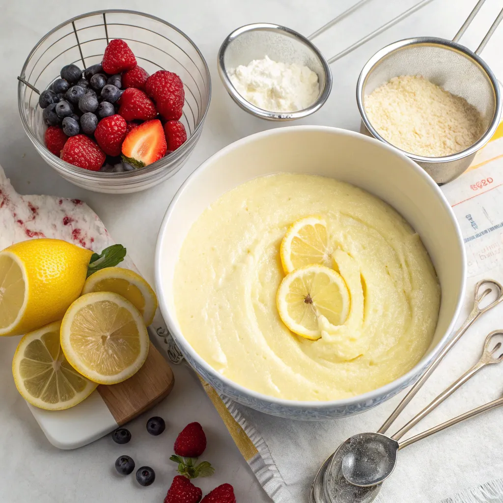 Protein-Packed Greek Yogurt Lemon Cake