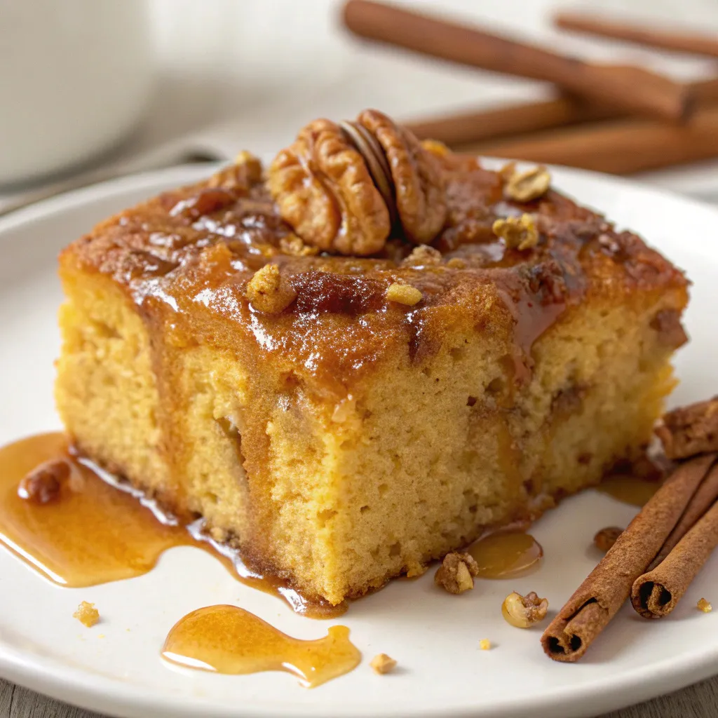 Sweet Potato Honey Bun Cake