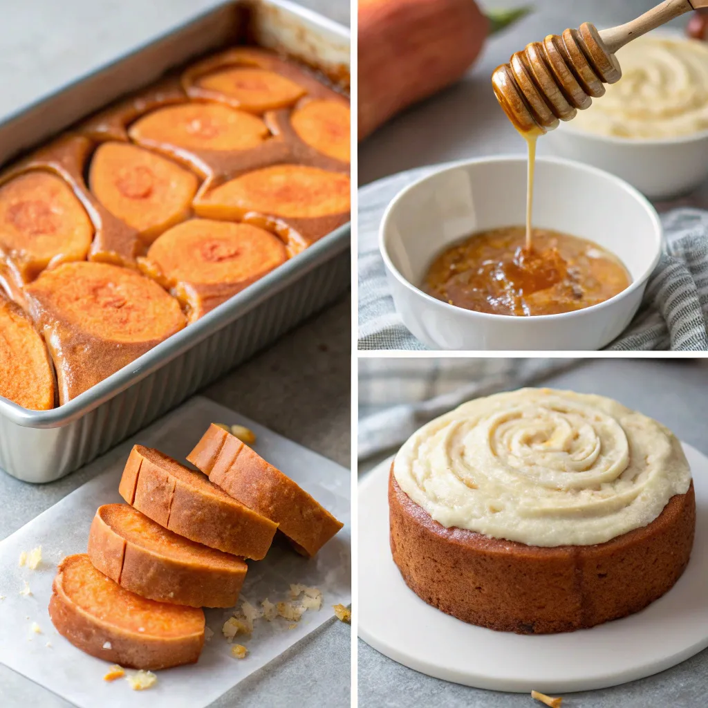 Sweet Potato Honey Bun Cake
