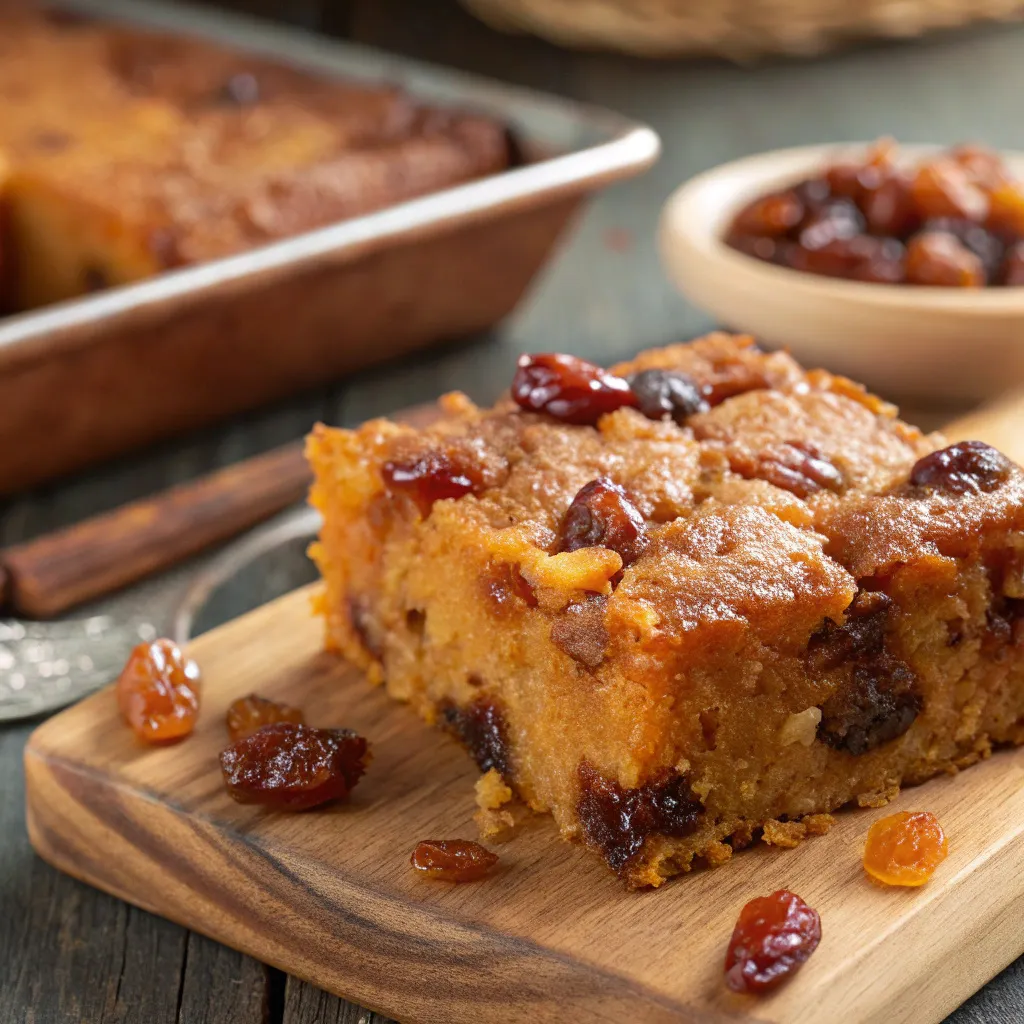 Sweet Potato Rum Raisin Dump Cake