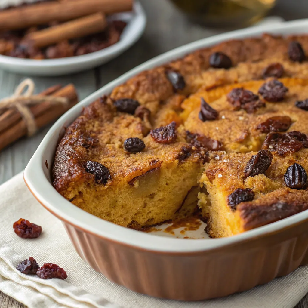 Sweet Potato Rum Raisin Dump Cake