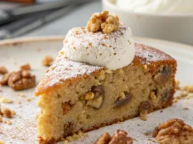 Walnut Yogurt Cake