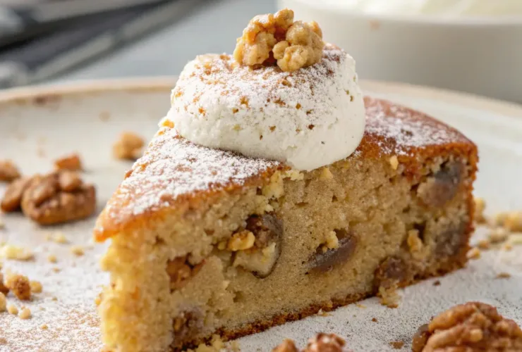 Walnut Yogurt Cake