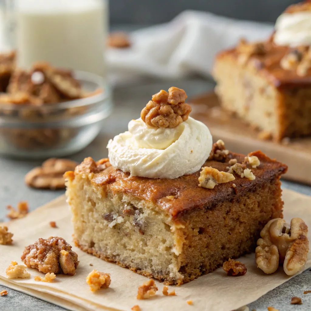 Walnut Yogurt Cake