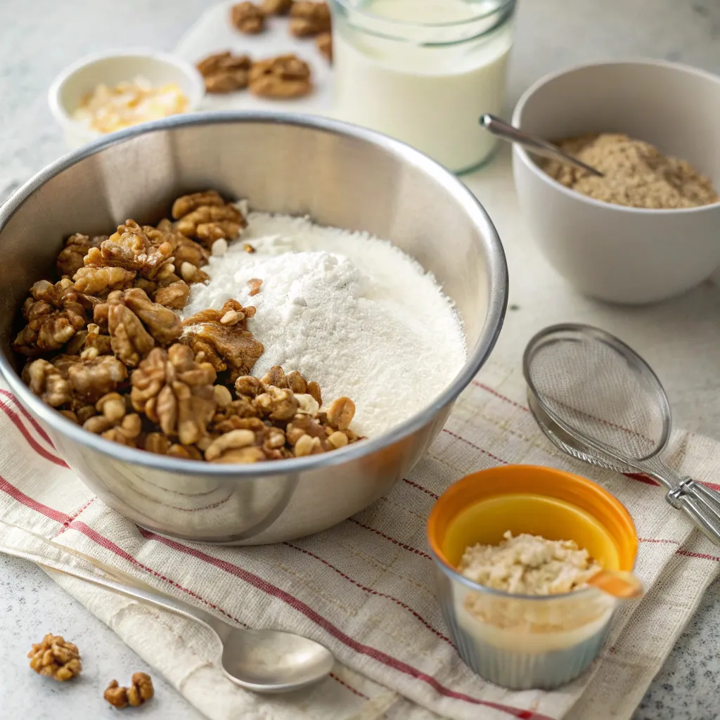 Walnut Yogurt Cake