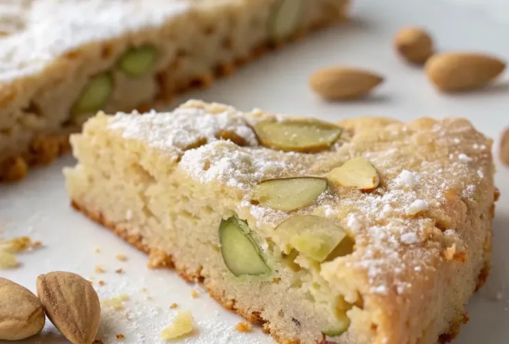Almond Cardamom Shortbread